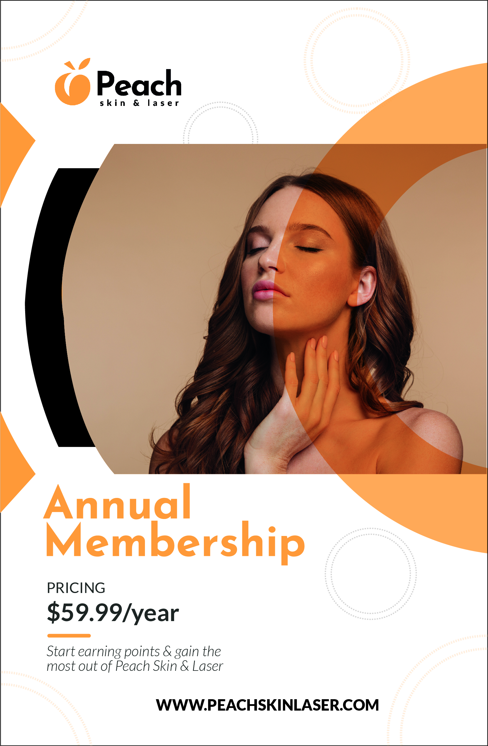 Flyer-Design von hema dhawan für Peach Skin & Laser | Design #27640396