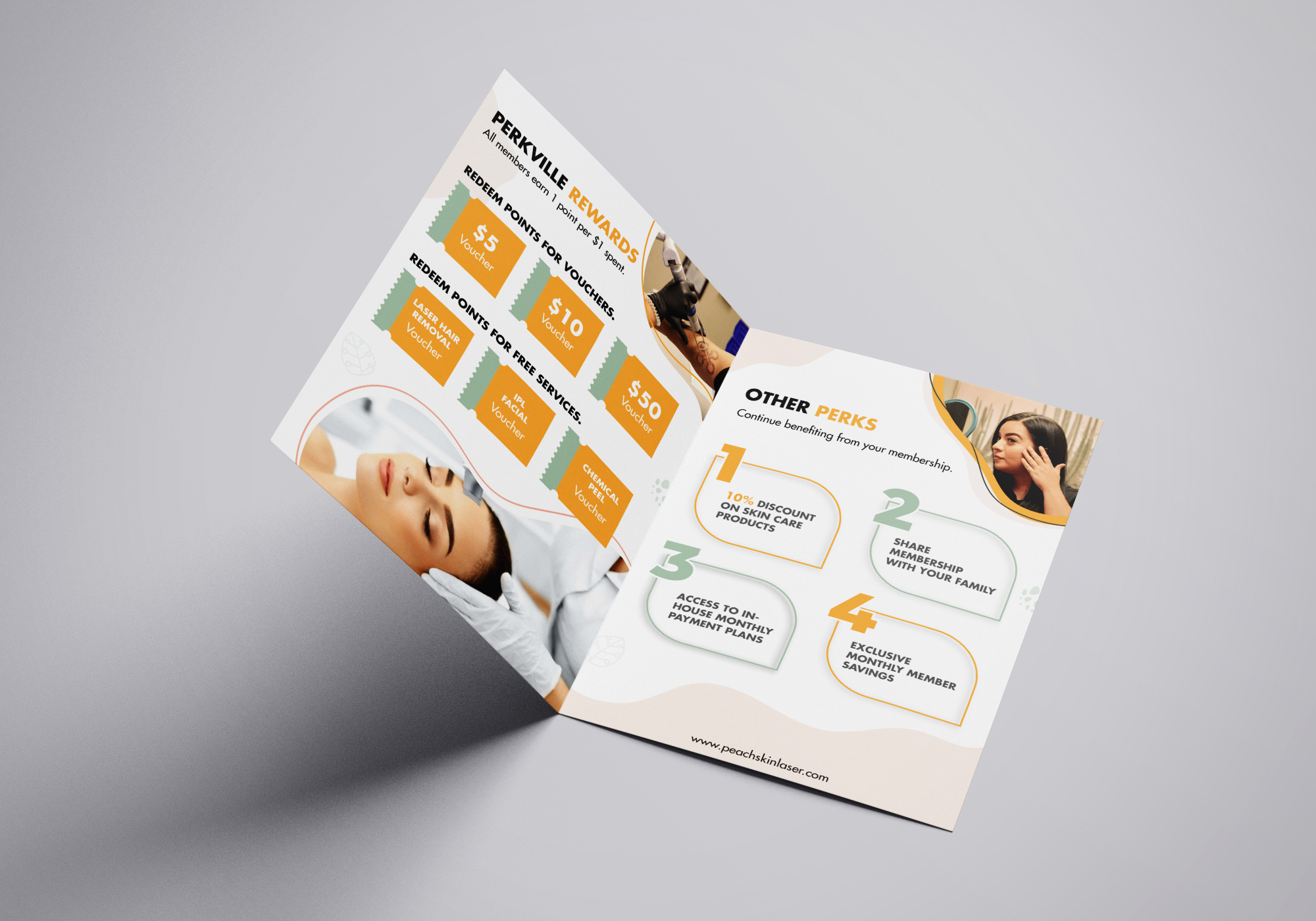 Flyer Design by Gexton for Peach Skin & Laser | Design #27648127