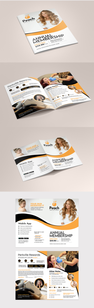 Diseño de Flyer por debdesign para Peach Skin & Laser | Diseño: #27648640