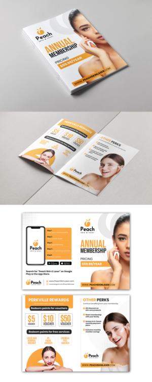 Diseño de Flyer por debdesign para Peach Skin & Laser | Diseño: #27651507