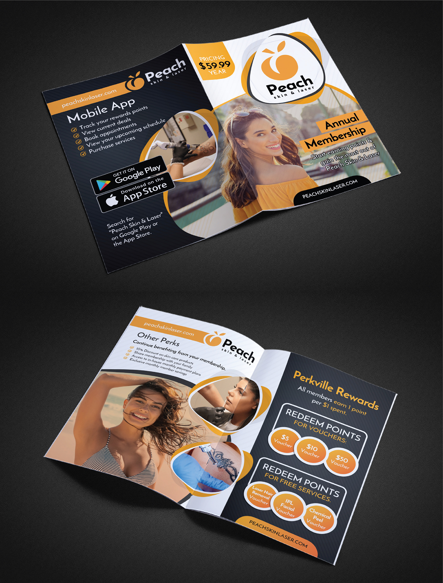 Flyer-Design von Deziners Zone für Peach Skin & Laser | Design #27637783