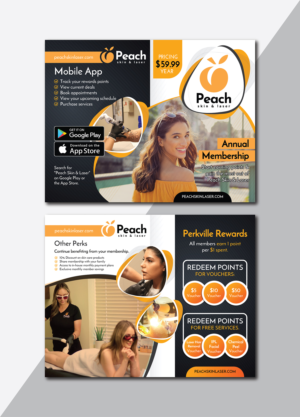 Diseño de Flyer por Deziners Zone para Peach Skin & Laser | Diseño: #27675075