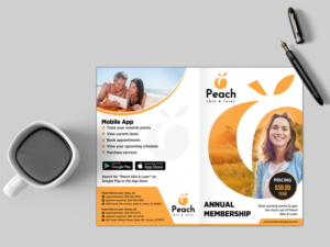Diseño de Flyer por GraphicsGuru para Peach Skin & Laser | Diseño: #27651579