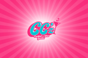 CC'z Cocktail & Wine Garden | Logo Design by Roger B.