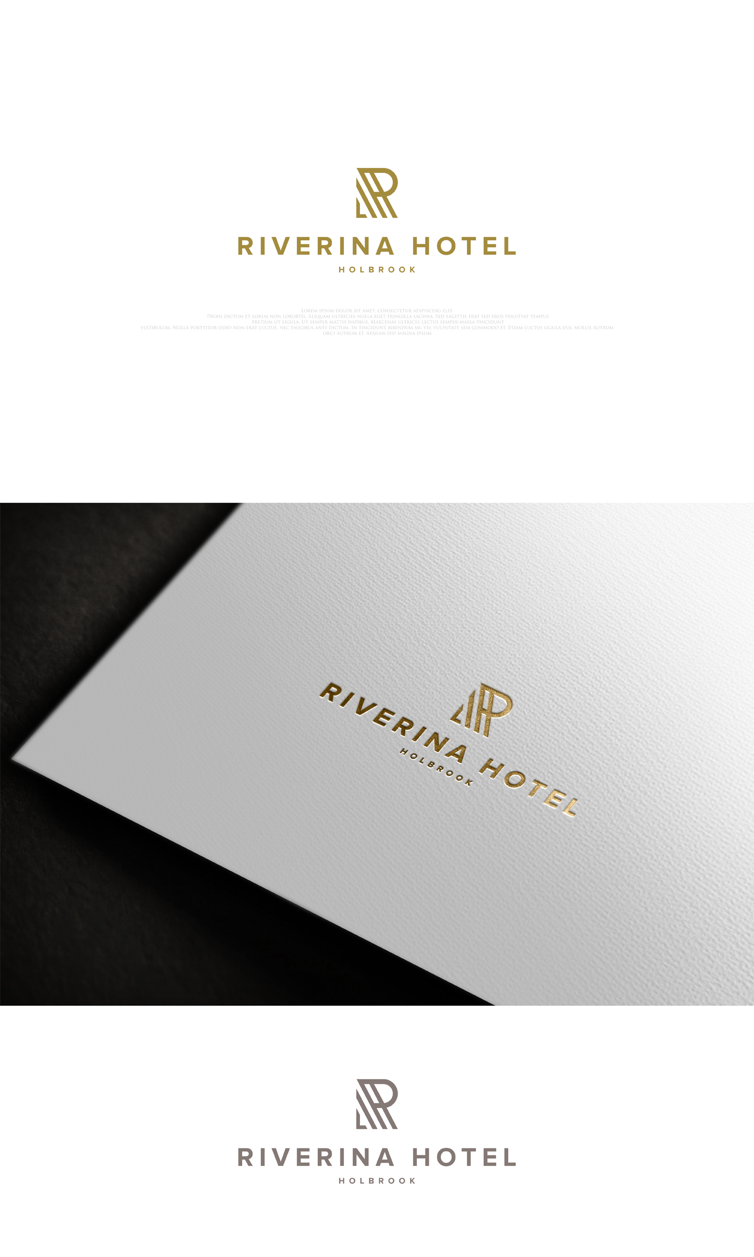 Logo Design by Ditty rajan for Riverina hotel  | Design #27636469