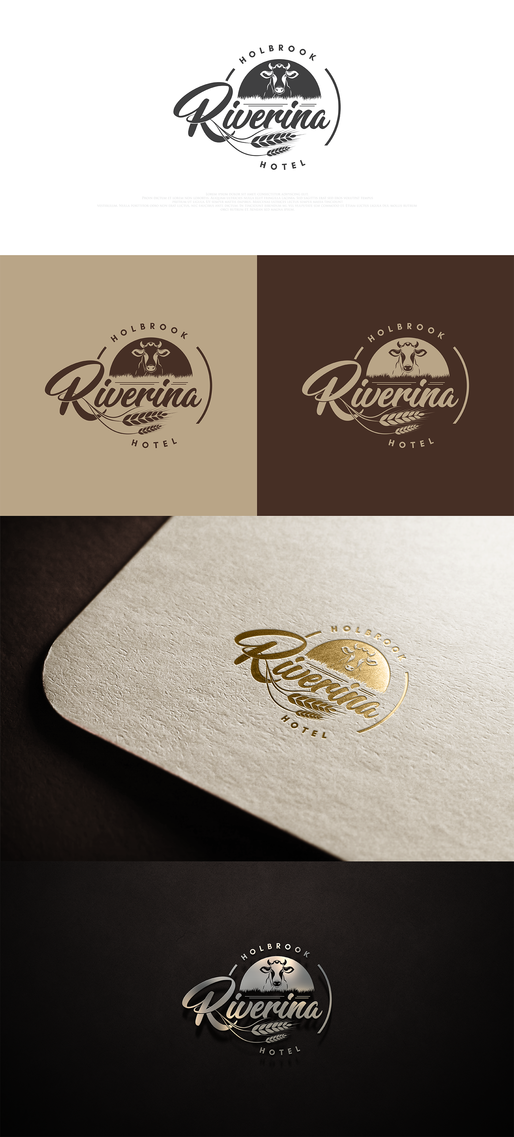 Diseño de Logo por Ditty rajan para Riverina hotel  | Diseño #27717769