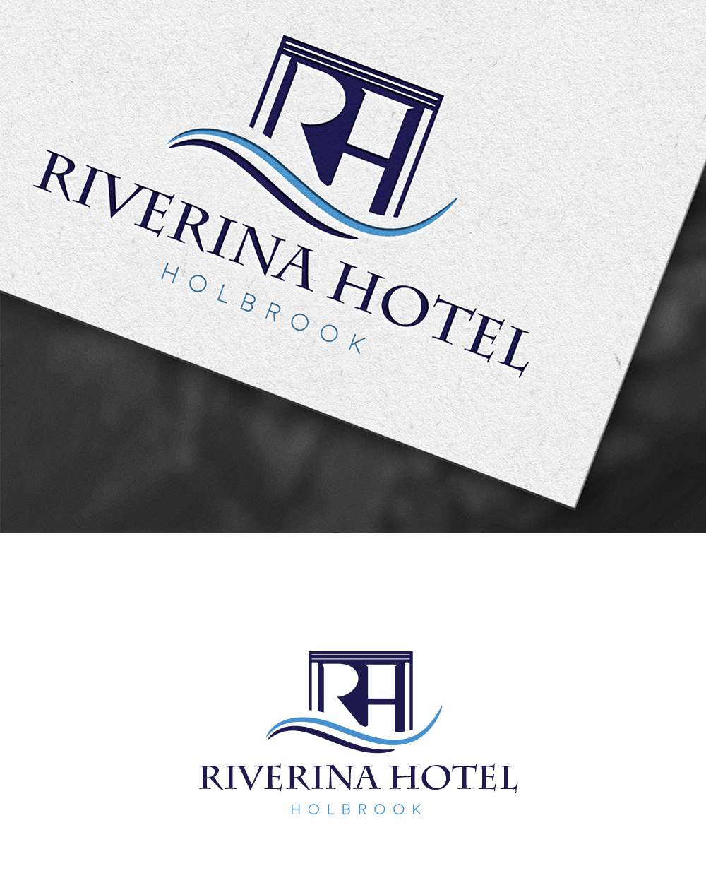 Logo Design by n214008 for Riverina hotel  | Design #27636124