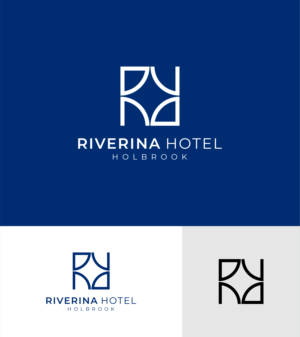 Logo Design by Hakim Febrian for Riverina hotel  | Design #27637243