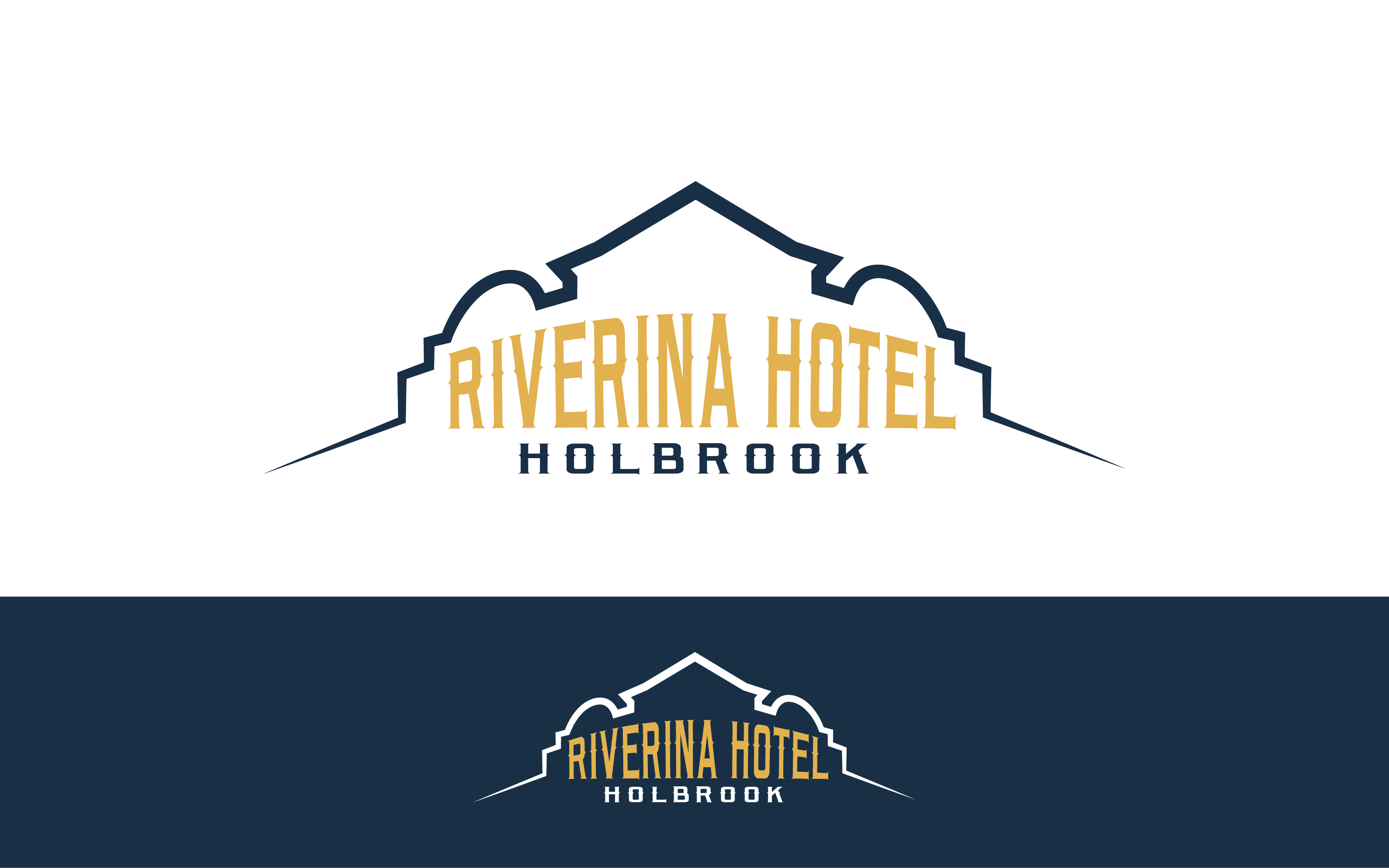 Logo Design by SeeYouOnline for Riverina hotel  | Design #27636003