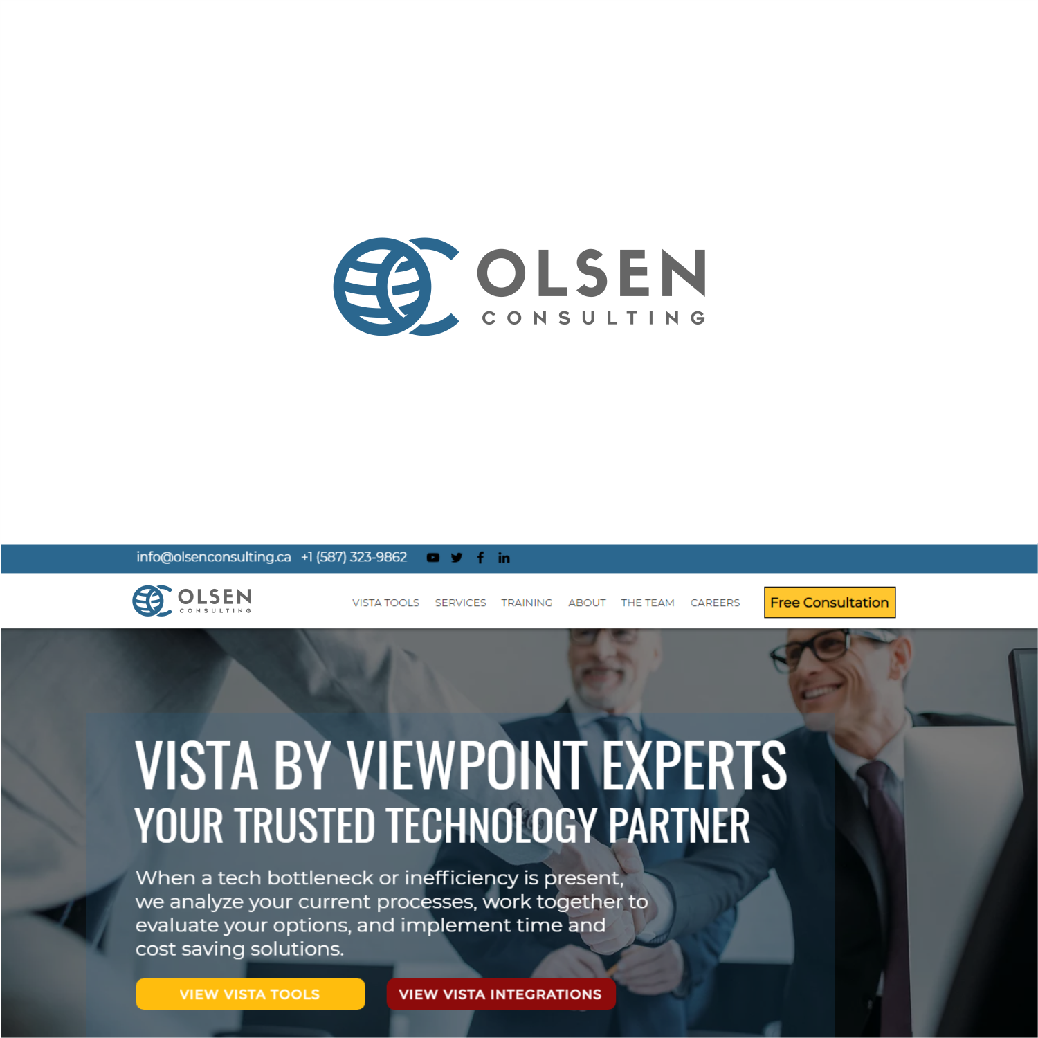 Logo-Design von ThiagoB für Olsen Consulting | Design #27638873