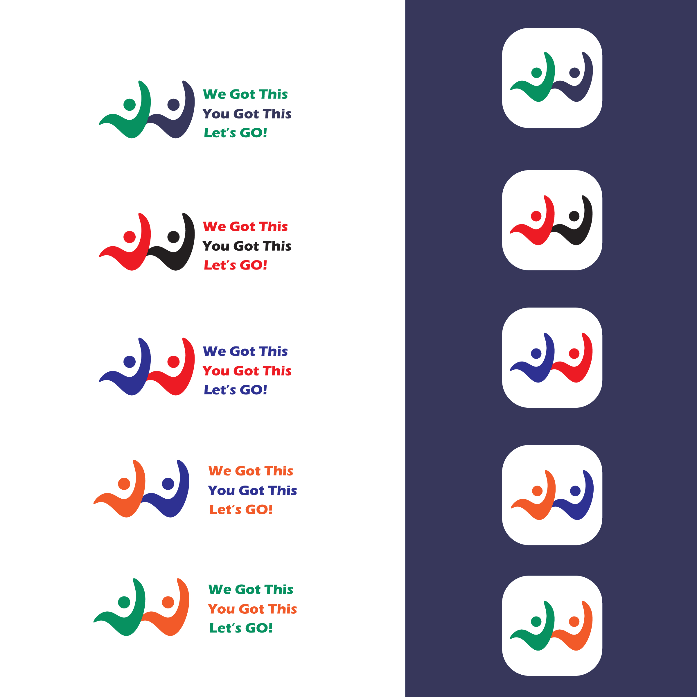 Logo-Design von sarzgraphic für We Got This  | Design #27641909