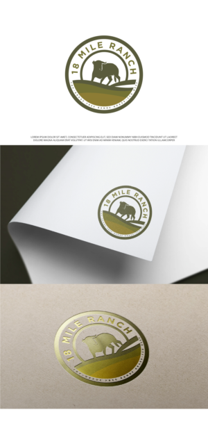 Logo Design by Fezy Design Studio for 18 Mile Ranch | Design: #27648393