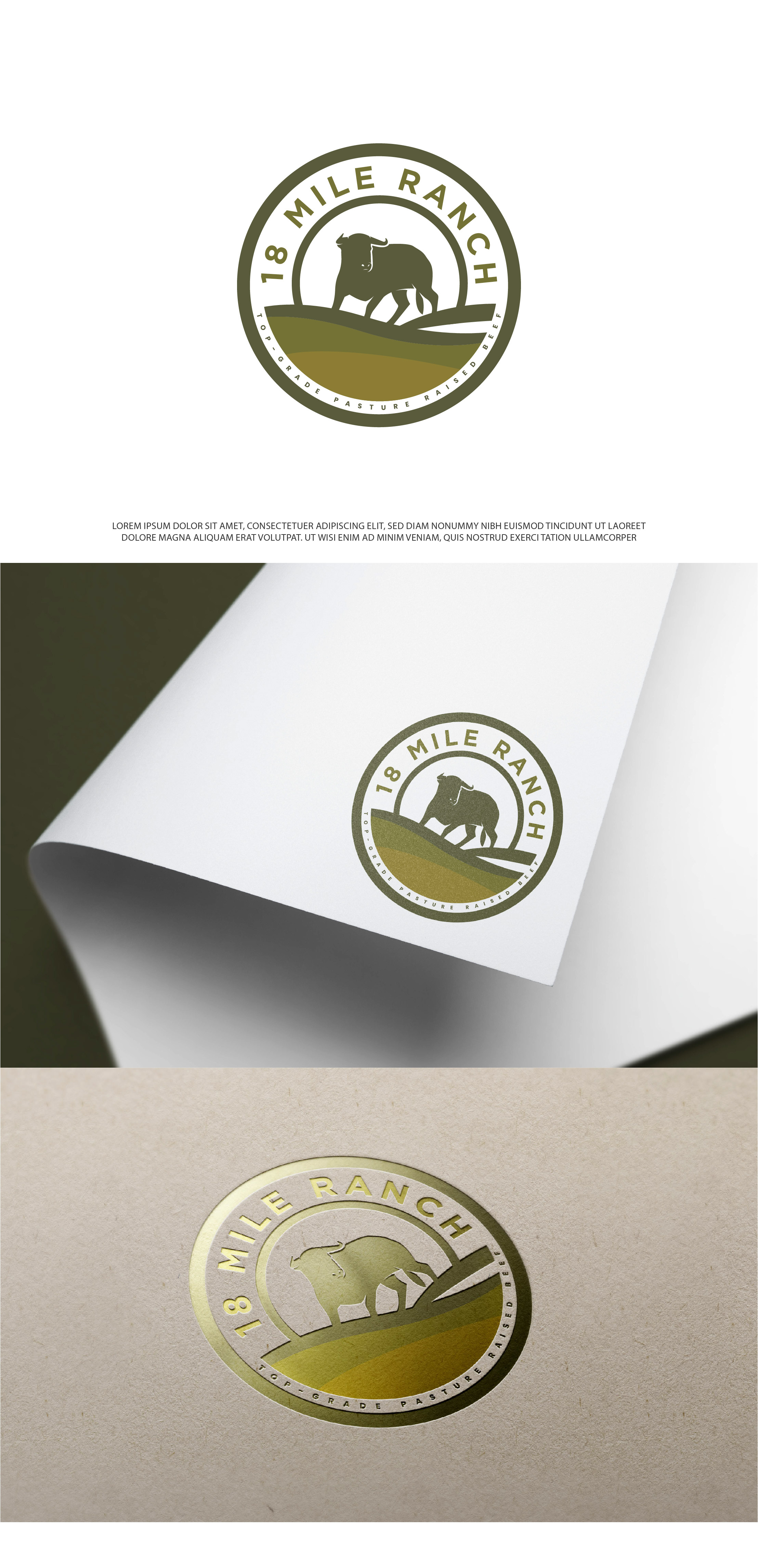 Logo-Design von Fezy Design Studio für 18 Mile Ranch | Design #27651617