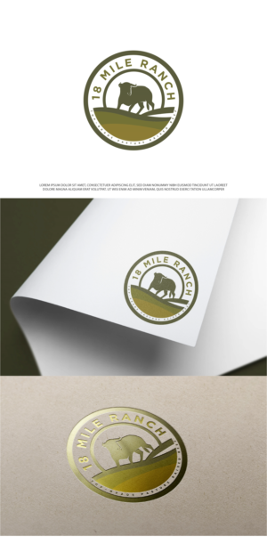 Logo Design by Fezy Design Studio for 18 Mile Ranch | Design: #27651617