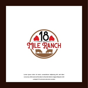 Logo-Design von Deziners Zone für 18 Mile Ranch | Design: #27643086