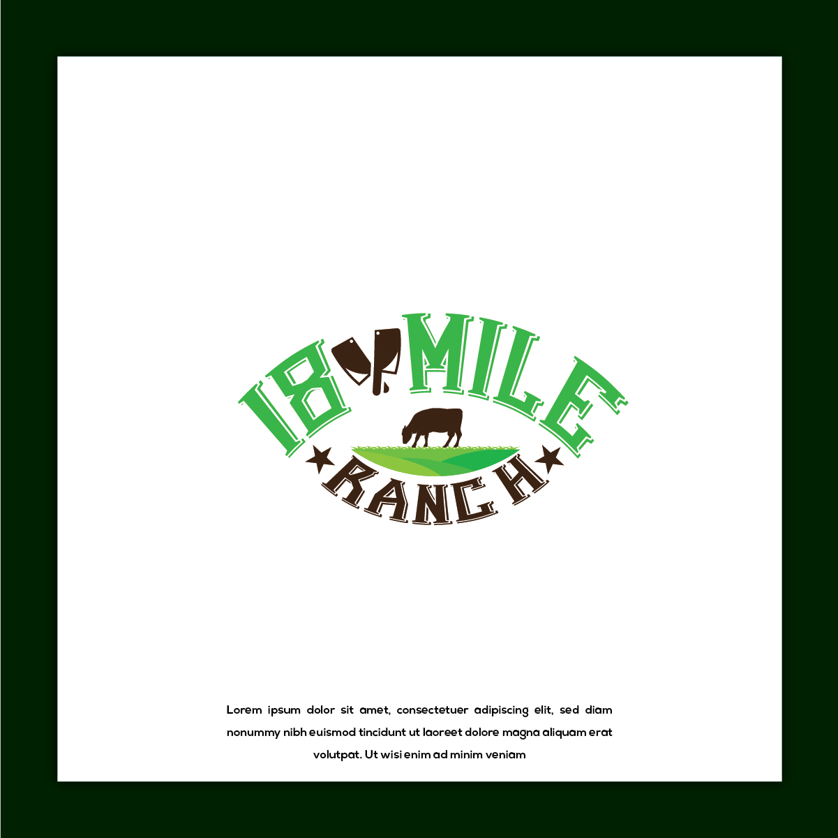 Logo-Design von Deziners Zone für 18 Mile Ranch | Design #27643087