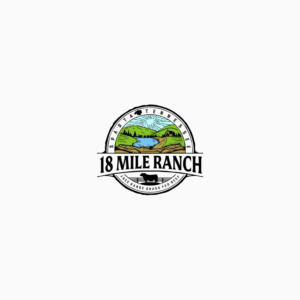 Logo Design by gray mind for 18 Mile Ranch | Design: #27664566