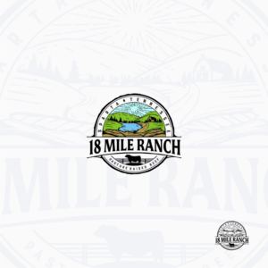 Logo Design by gray mind for 18 Mile Ranch | Design: #27665337