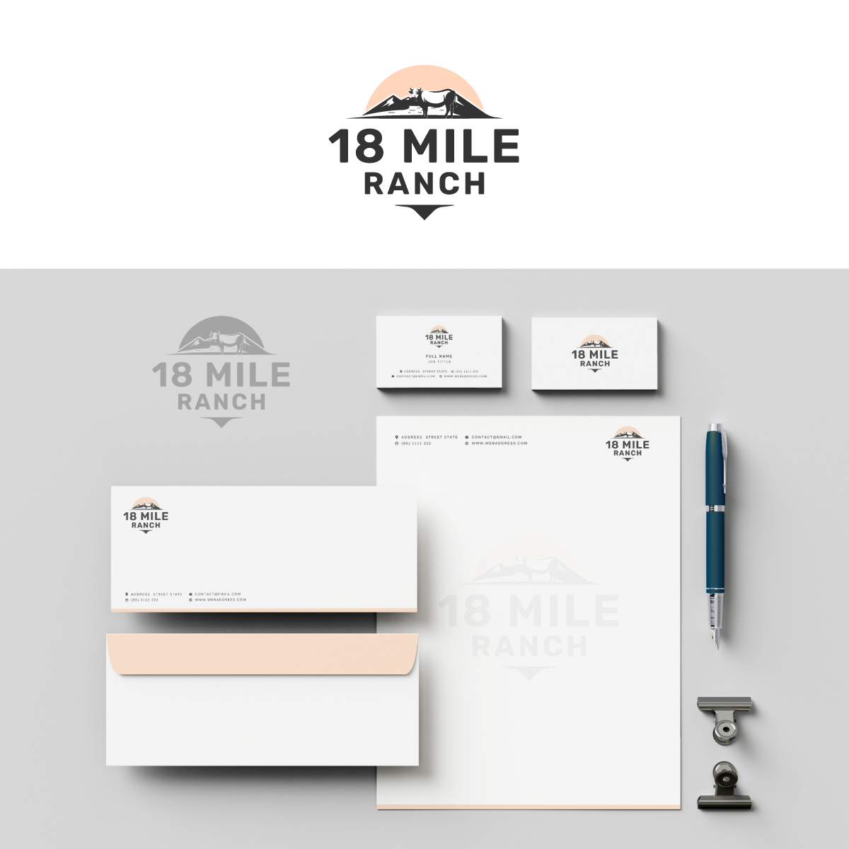 Logo-Design von raphis für 18 Mile Ranch | Design #27669046