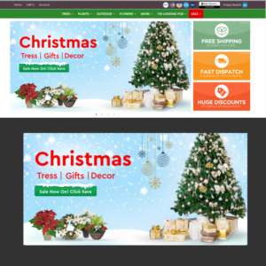 Christmas Web Slider | Graphic Design by ecorokerz