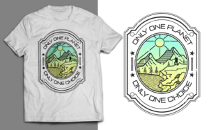 T-Shirt Messages about Climate Change | Diseño de Camiseta por SAI DESIGNS