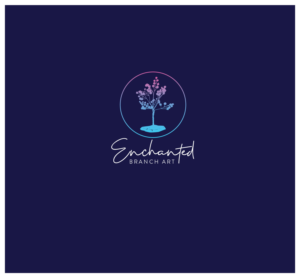 Enchanted Branch Art (If in two rows, please put Enchanted Branch together and then Art on the next row) | Logo Design by angelonyamu