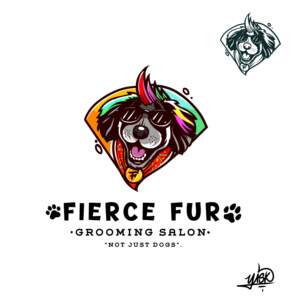 business name: FIERCE FUR                  tagline: NOT JUST DOGS | Logo-Design von El Yisk 2