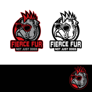 business name: FIERCE FUR                  tagline: NOT JUST DOGS | Logo Design by ARTchemist