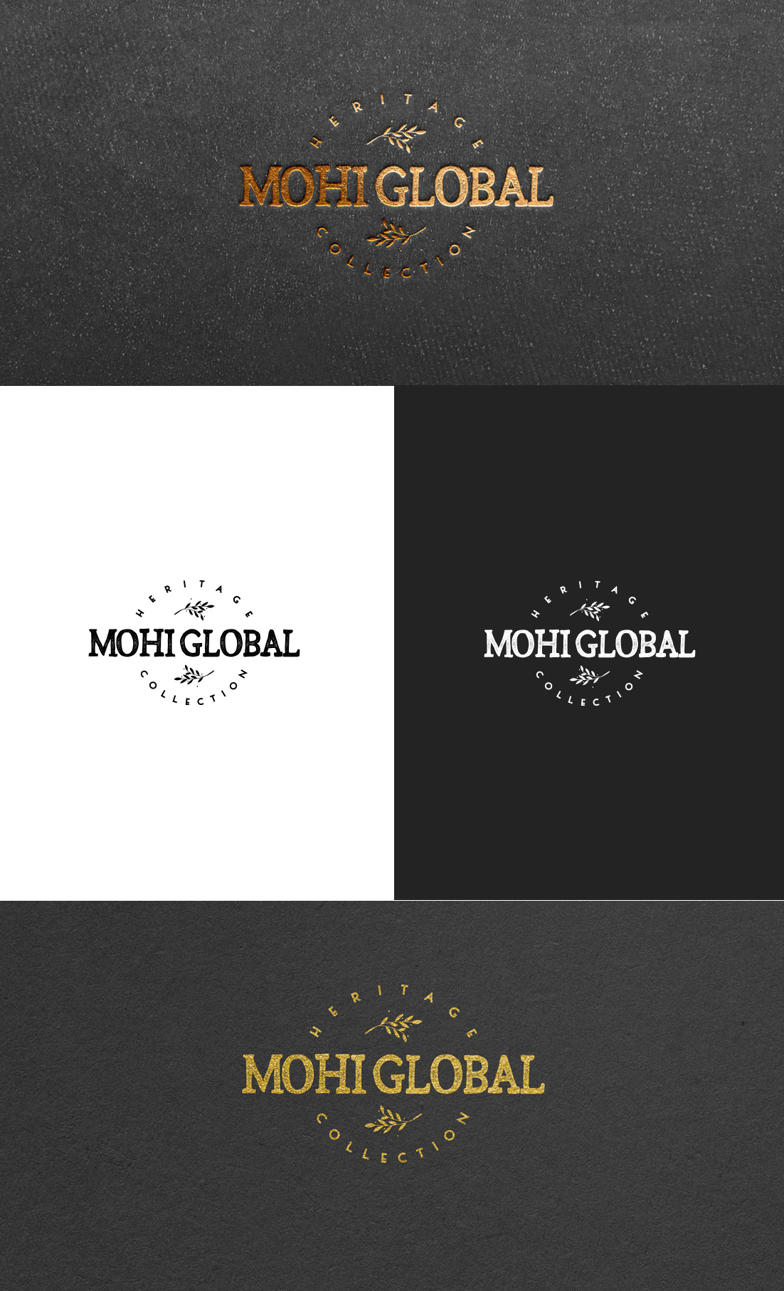 Logo Design by GLDesigns for Mohi Global Heritage Collection  | Design #27645193