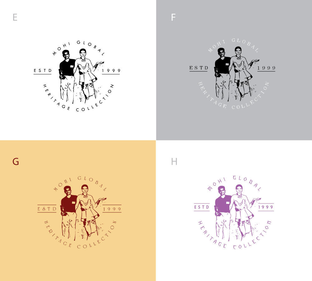 Logo Design by step forward 2 for Mohi Global Heritage Collection  | Design #27645419