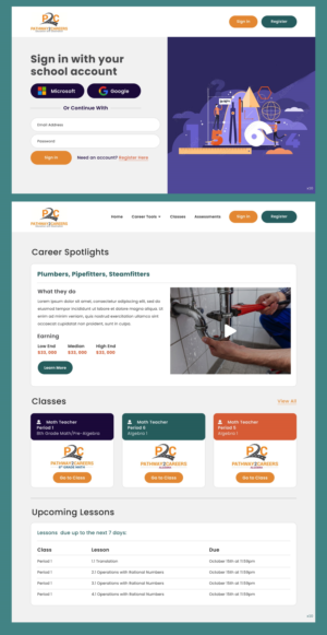 Diseño Web por pb para NS4ed | Diseño: #27650651