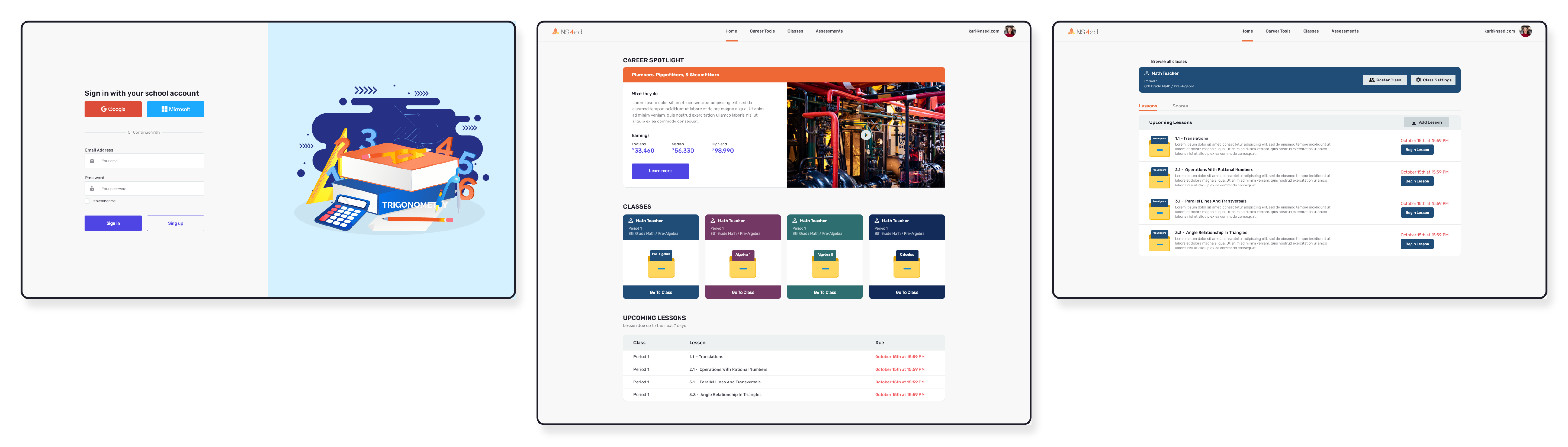 Web Design by Double d for NS4ed | Design #27663913