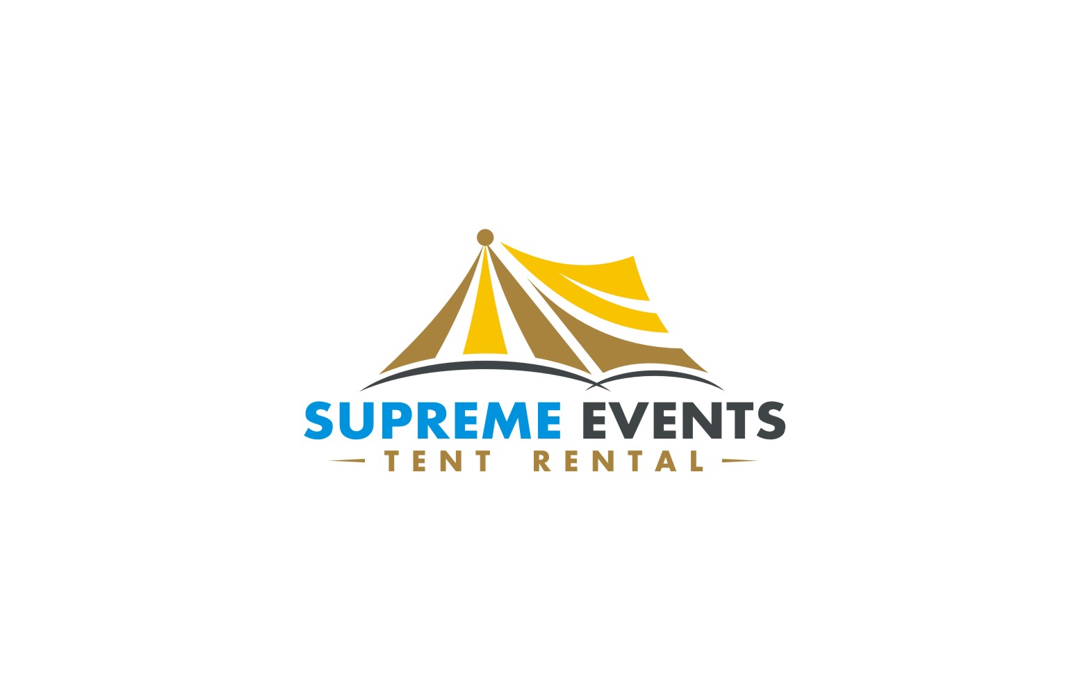 Logo Design by lrbalaji for Supreme Events Tent Rental Ltd  | Design #27674490
