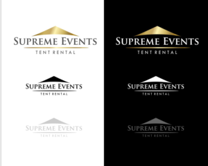 Logo Design by DesignMX (Renan Mejia) for Supreme Events Tent Rental Ltd  | Design: #27676285