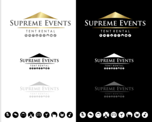 Logo Design by DesignMX (Renan Mejia) for Supreme Events Tent Rental Ltd  | Design: #27676337