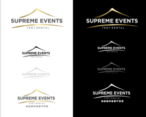Logo Design by DesignMX (Renan Mejia) for Supreme Events Tent Rental Ltd  | Design: #27676360