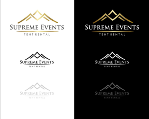 Logo Design by DesignMX (Renan Mejia) for Supreme Events Tent Rental Ltd  | Design: #27676509