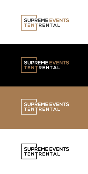 Logo Design by Runner247 for Supreme Events Tent Rental Ltd  | Design: #27663277