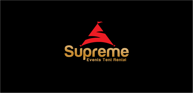 Logo Design by zebronicgraphic for Supreme Events Tent Rental Ltd  | Design #27672085