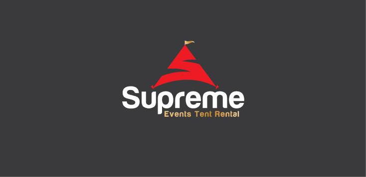Logo Design by zebronicgraphic for Supreme Events Tent Rental Ltd  | Design #27676458