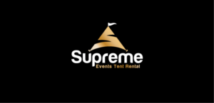 Supreme Events Tent Rental | Logo Design by zebronicgraphic