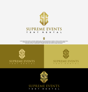 Logo Design by QILLASOFT-Design for Supreme Events Tent Rental Ltd  | Design: #27659590