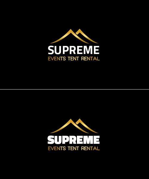 Diseño de Logo por Andrew Asiimwe para Supreme Events Tent Rental Ltd  | Diseño #27687975