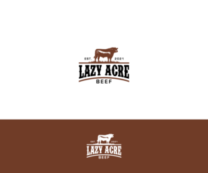 Lazy Acre Beef | Logo Design by arcoalex