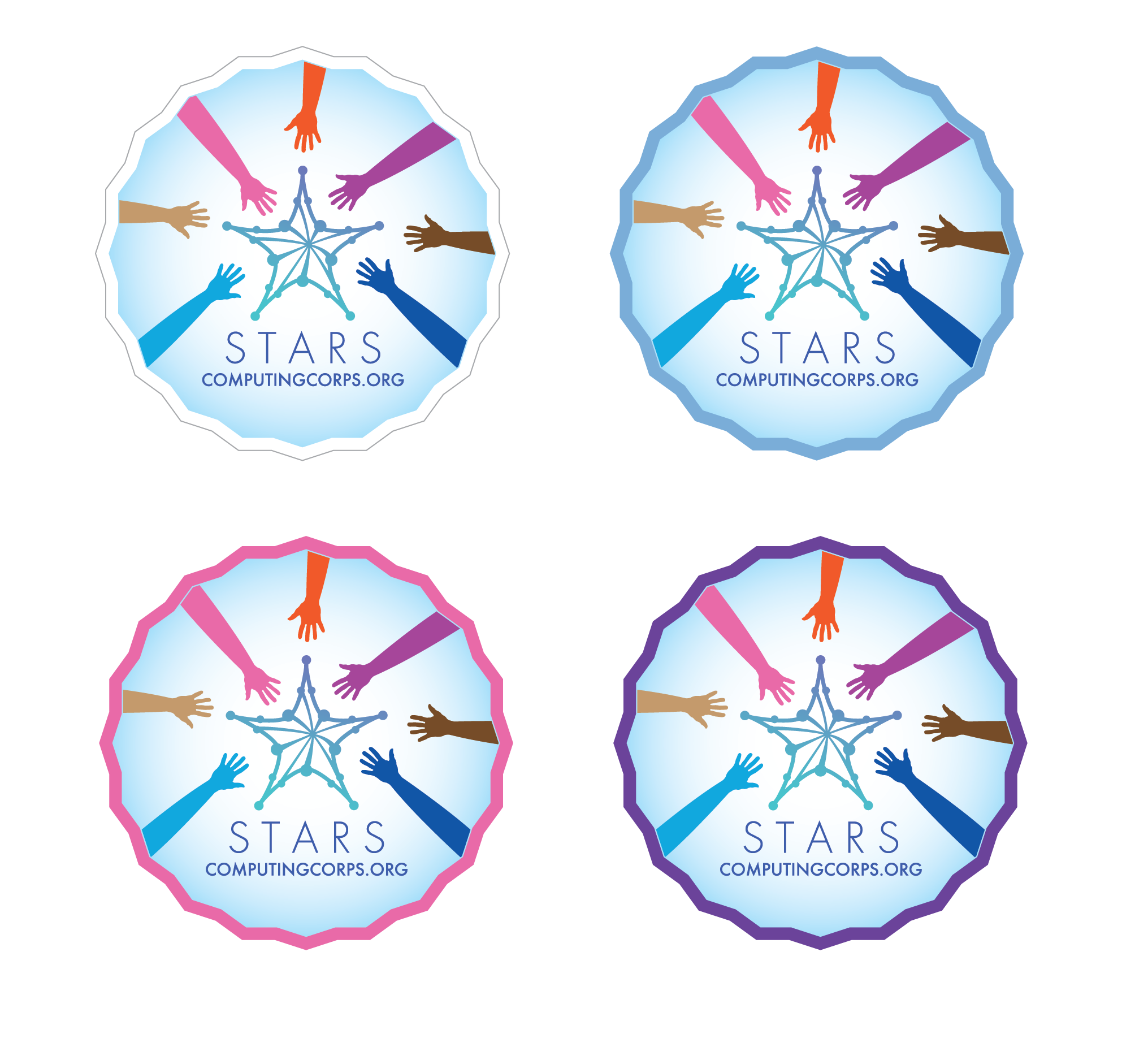 Sticker Design by onurg for STARS Computing Corps | Design #27647711