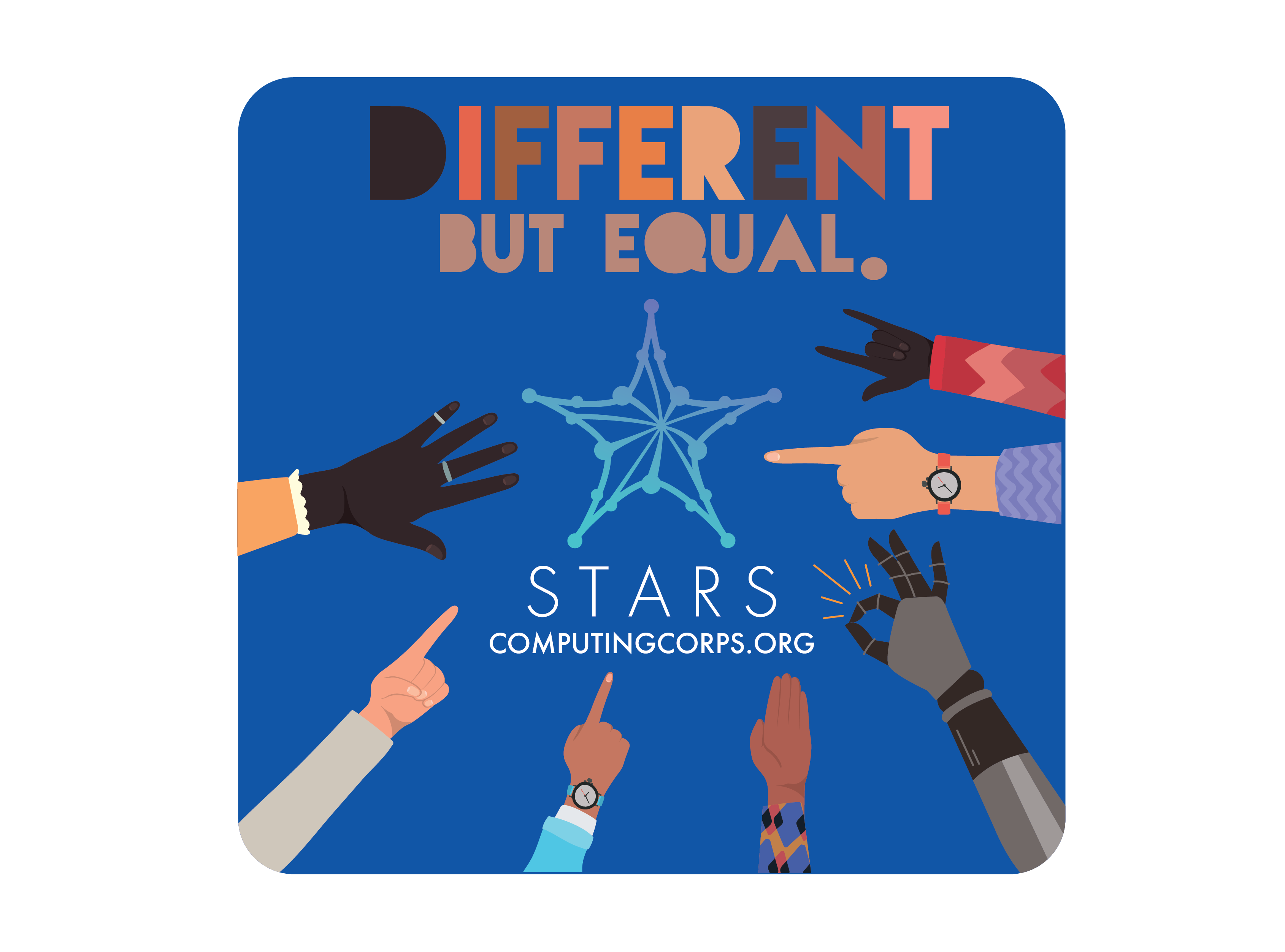 Sticker Design by Sarina.dsg for STARS Computing Corps | Design #27650906