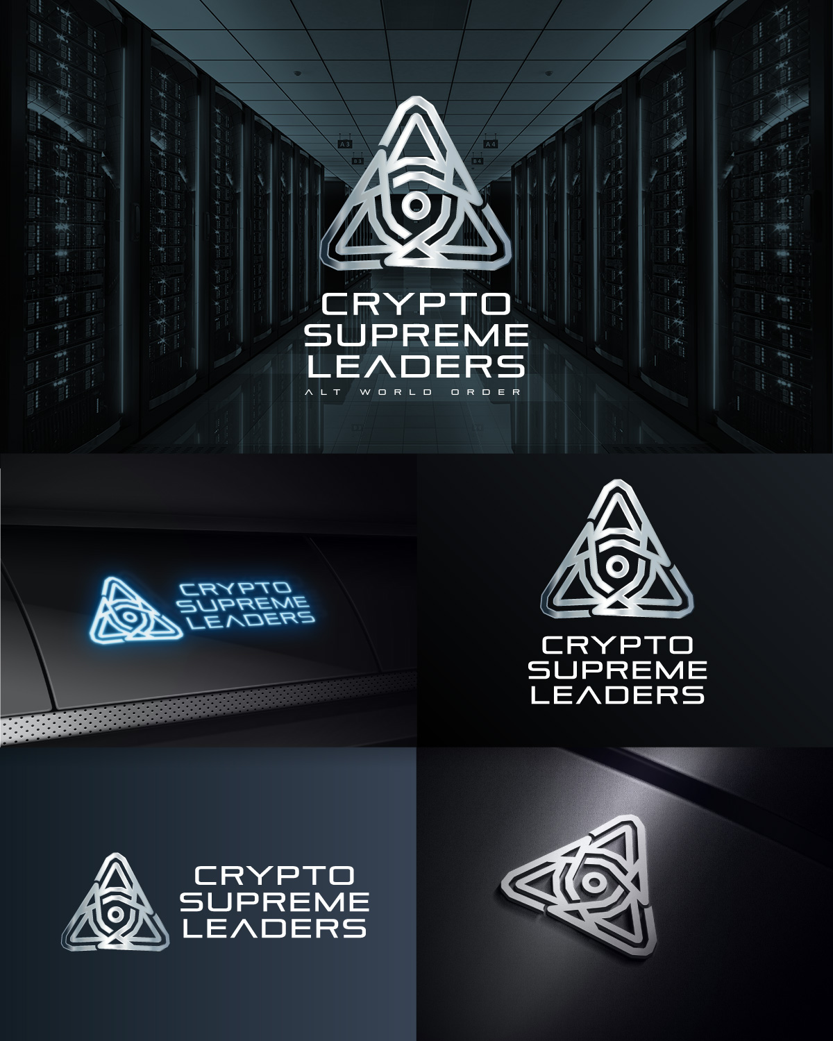 Logo Design by Sergio Coelho for Crypto Supreme Leaders - ALT WORLD ORDER | Design #27651654