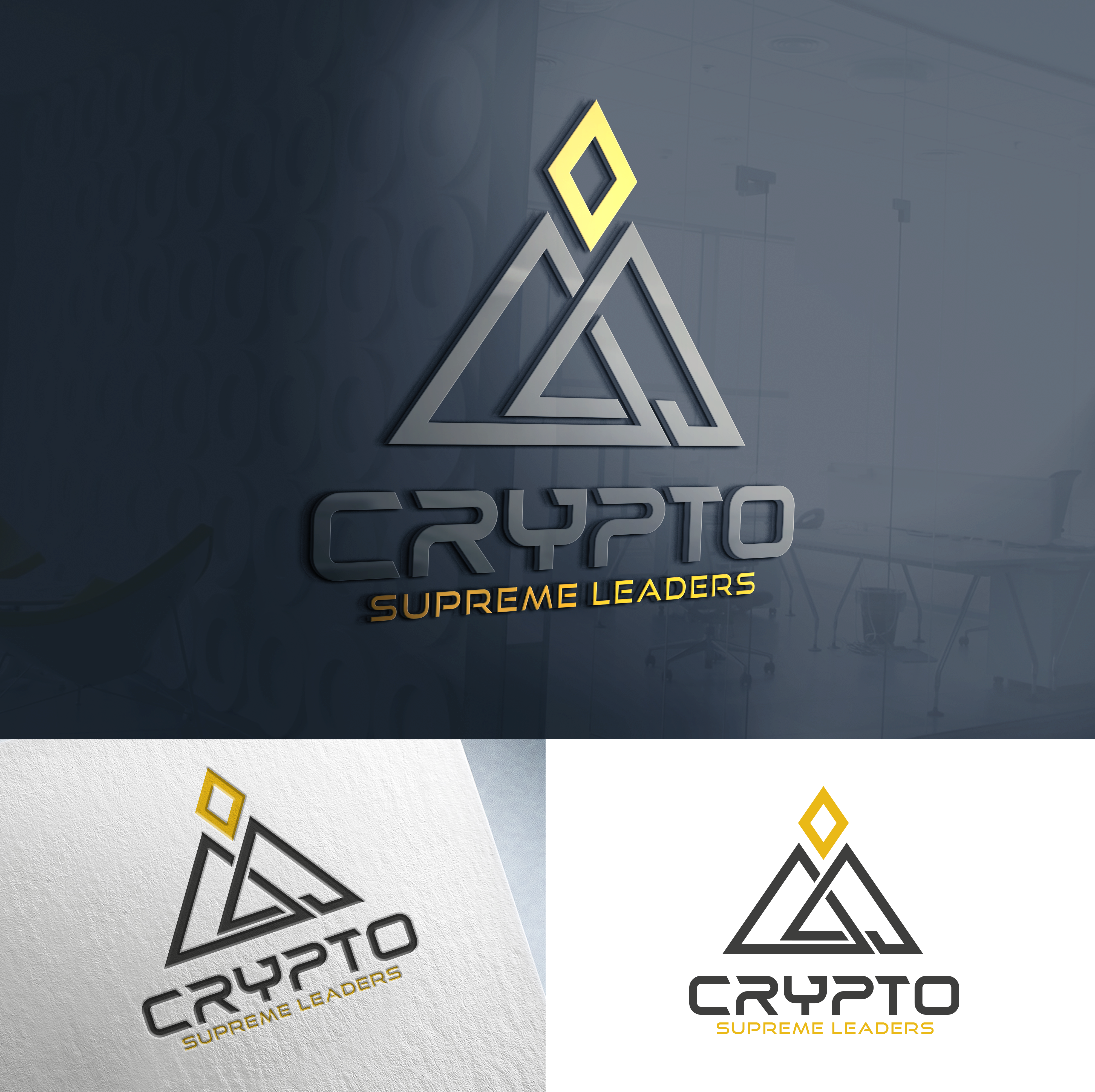 Logo Design by Taya Bright for Crypto Supreme Leaders - ALT WORLD ORDER | Design #27680518