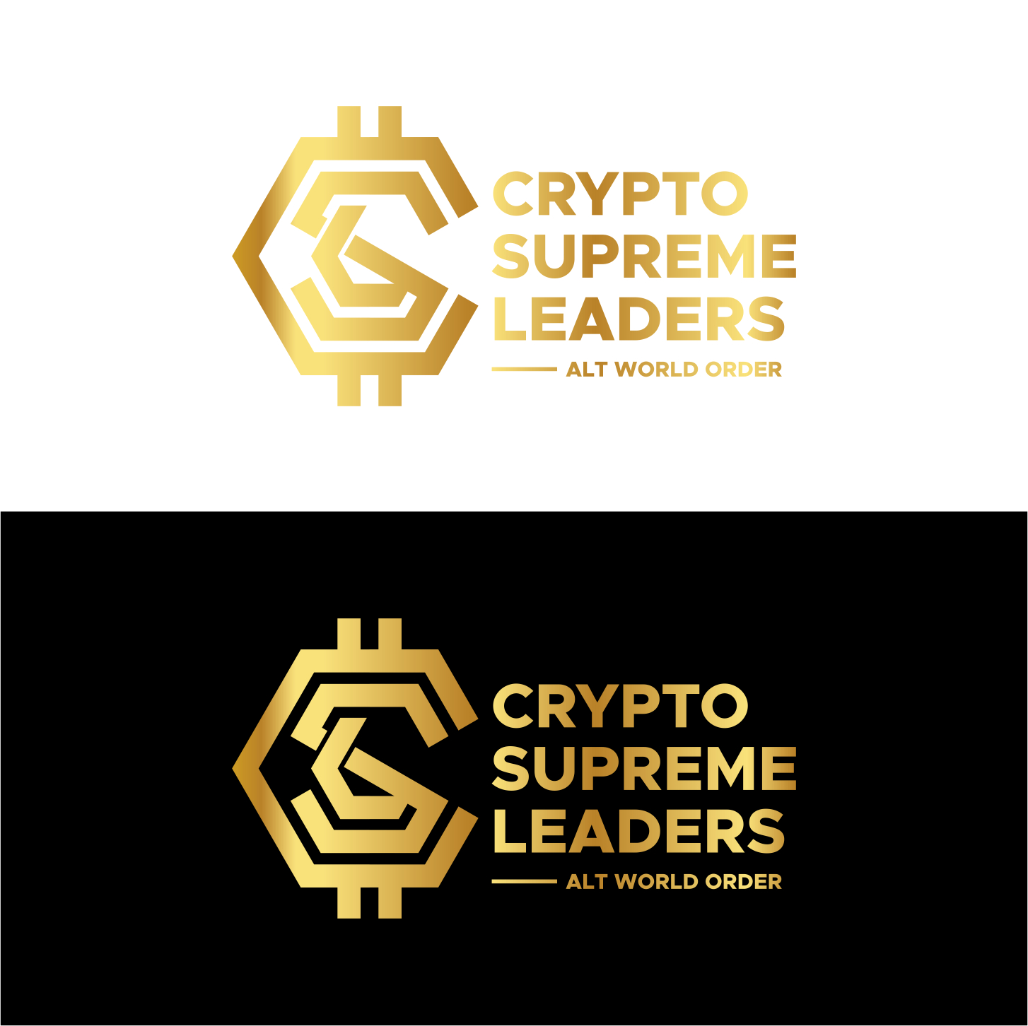 Logo Design by DigitalArt for Crypto Supreme Leaders - ALT WORLD ORDER | Design #27655979