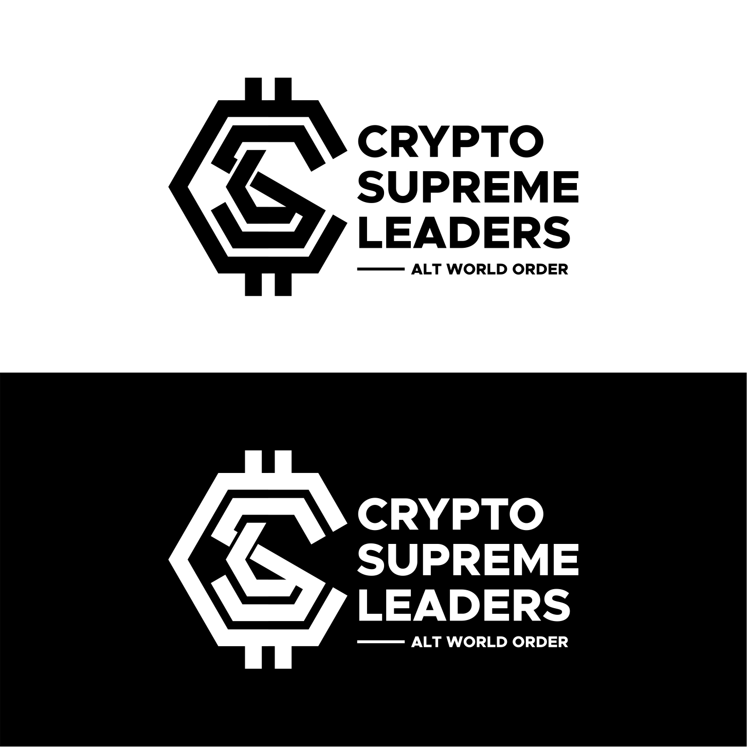 Logo-Design von DigitalArt für Crypto Supreme Leaders - ALT WORLD ORDER | Design #27664705